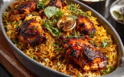 Easy Dump And Bake Chicken Tzatziki Rice