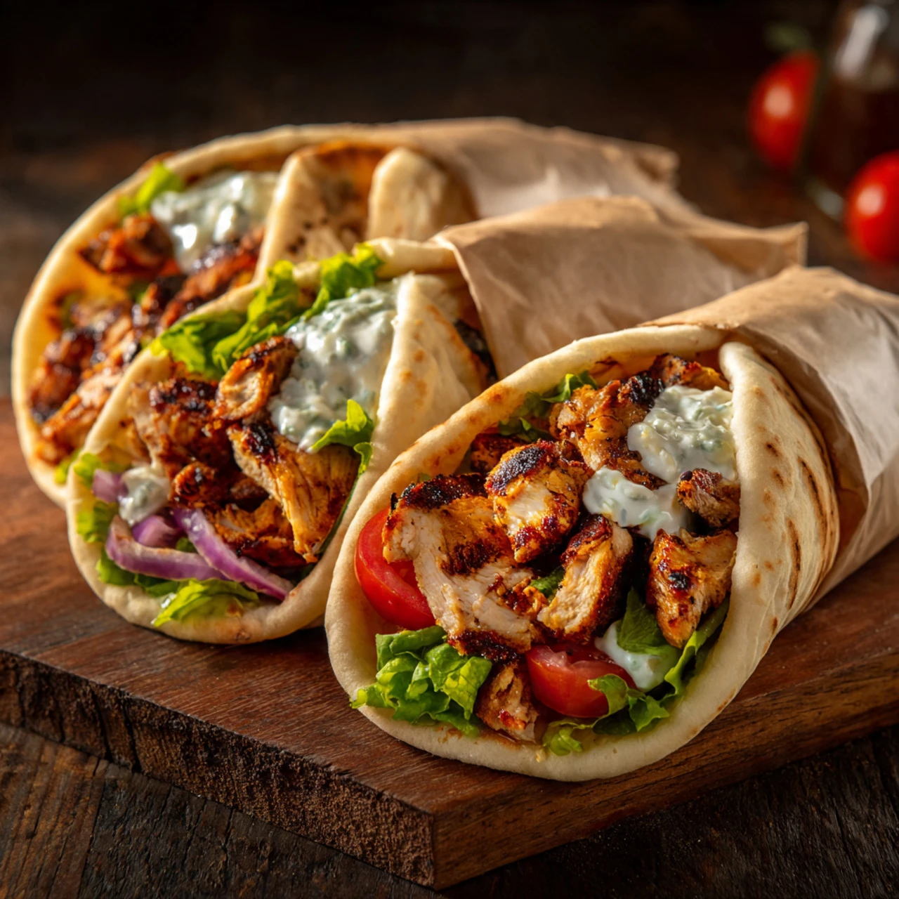 Easy Mediterranean Chicken Gyros Recipe Mediterranean Chicken Gyros Recipe Healthy Delicious Meal