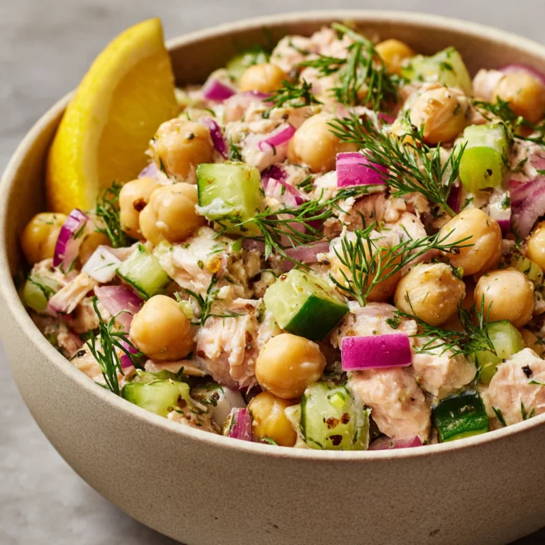 Easy Tuna Garbanzo Bean Salad Tuna Garbanzo Bean Salad