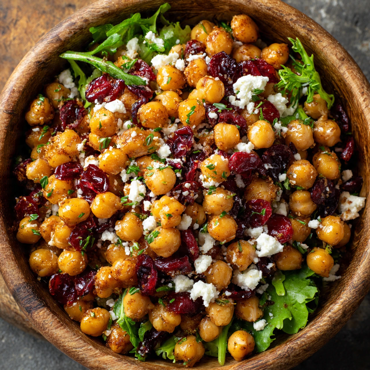 Feta And Cranberry Chickpeas Feta Cranberry Chickpeas