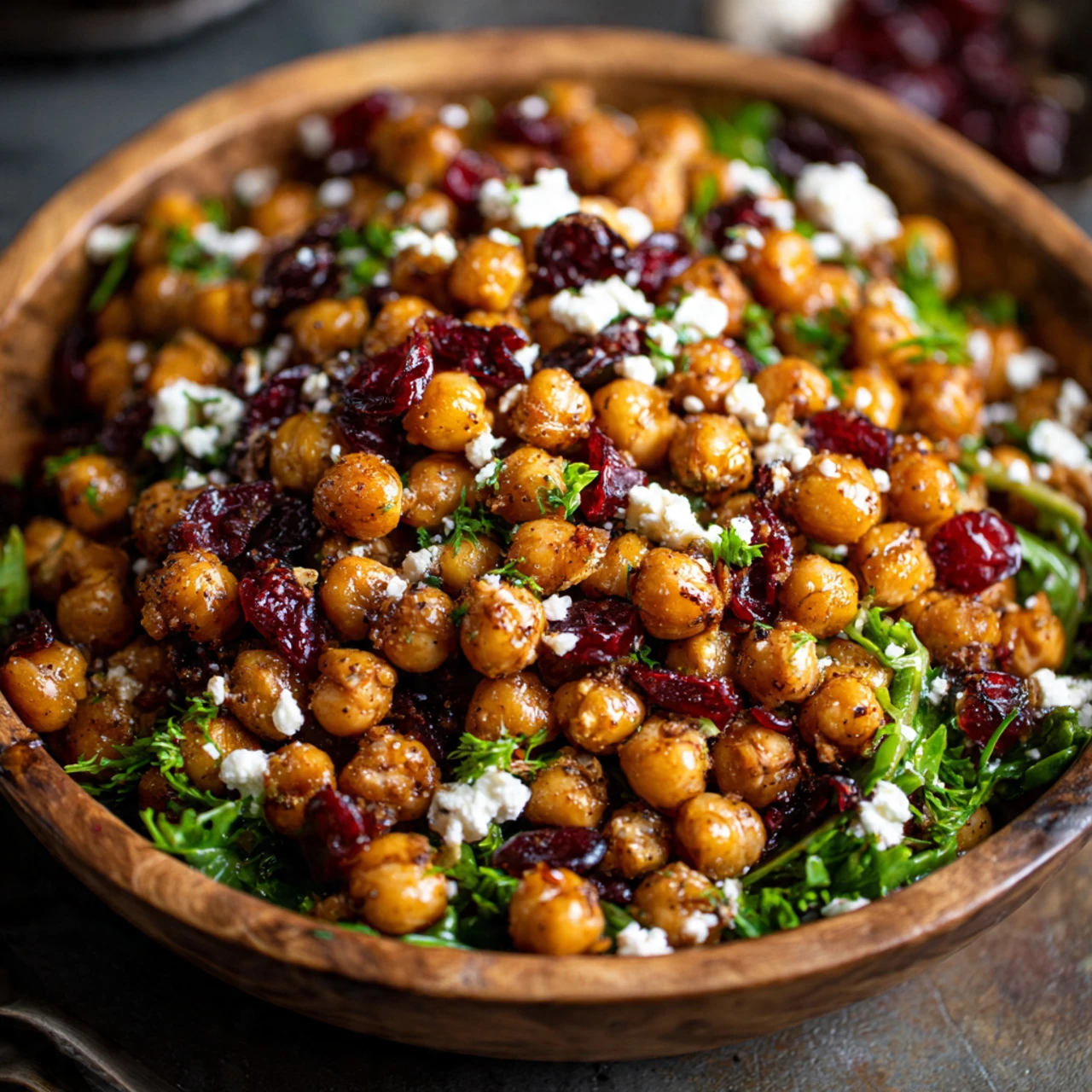 Feta And Cranberry Chickpeas Feta Cranberry Chickpeas
