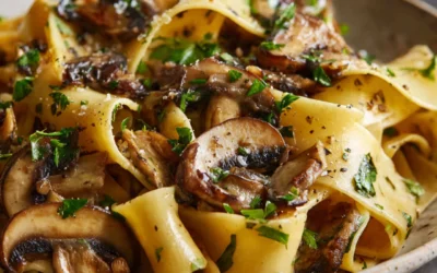 Garlic Mushroom Pasta