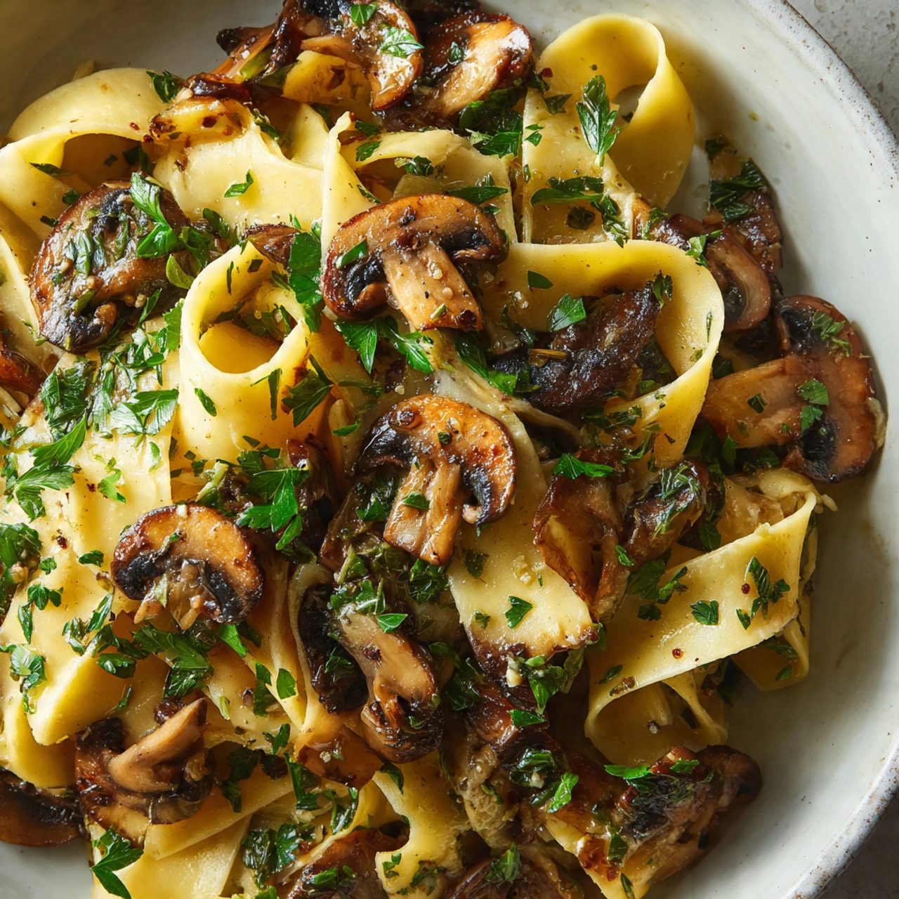 Garlic Mushroom Pasta Garlic Mushroom Pasta