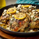 Greek Chicken With Lemon And Feta Greek Chicken Lemon Feta Bright Juicy Bursting