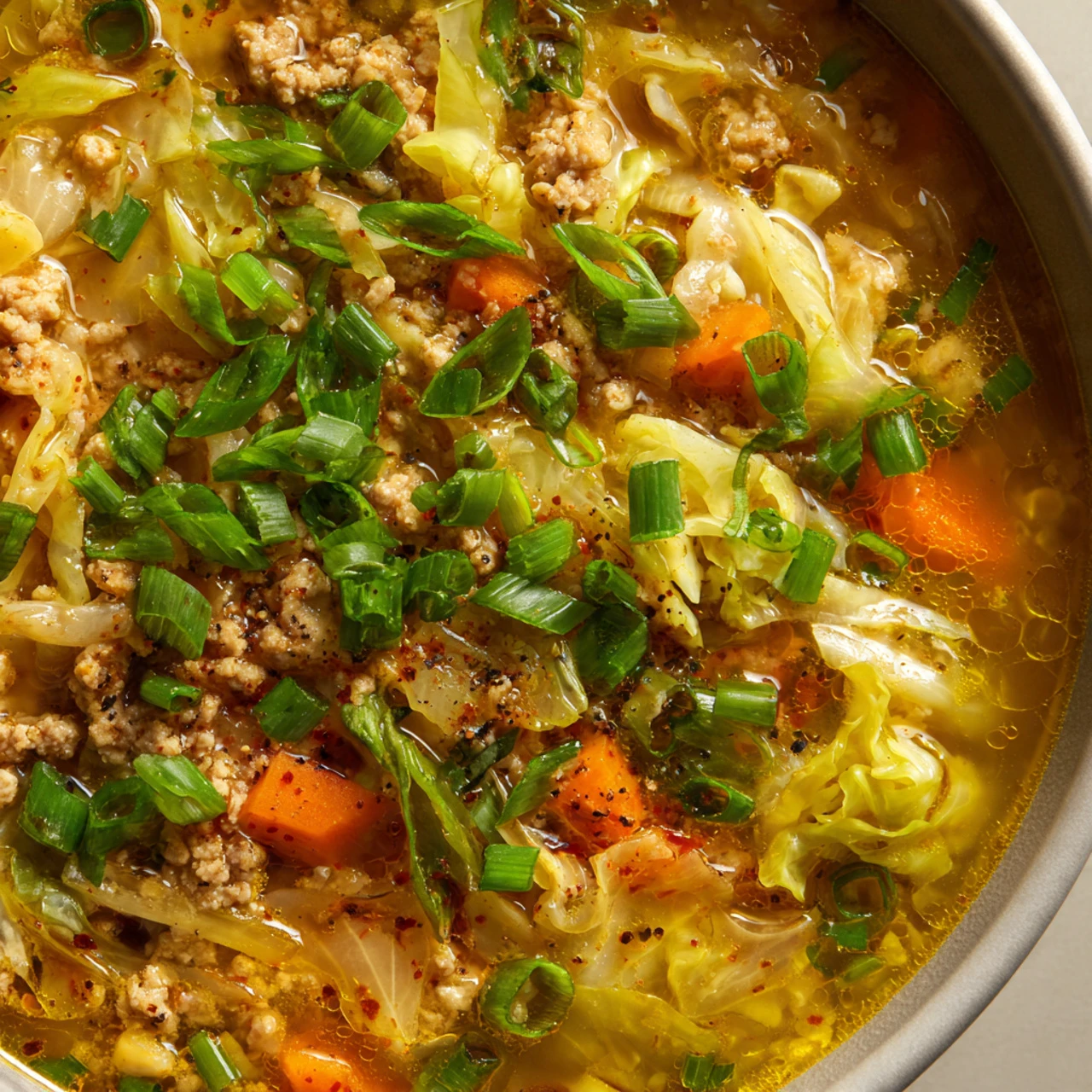 Hearty One-Pot Egg Roll Soup Hearty Onepot Egg Roll Soup Low Carb