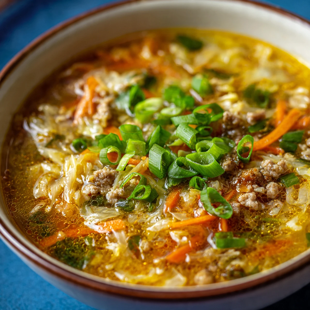 Hearty One-Pot Egg Roll Soup Hearty Onepot Egg Roll Soup Low Carb