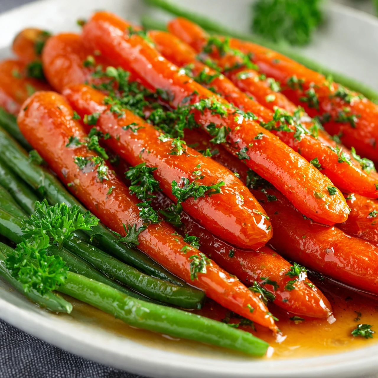 Honey Glazed Carrots & Green Beans Honey Glazed Carrots Green Beans