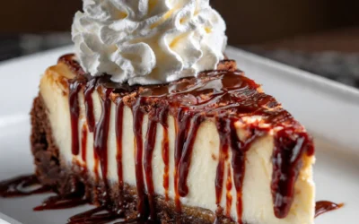 Hot Fudge Sundae Brownie Cheesecake
