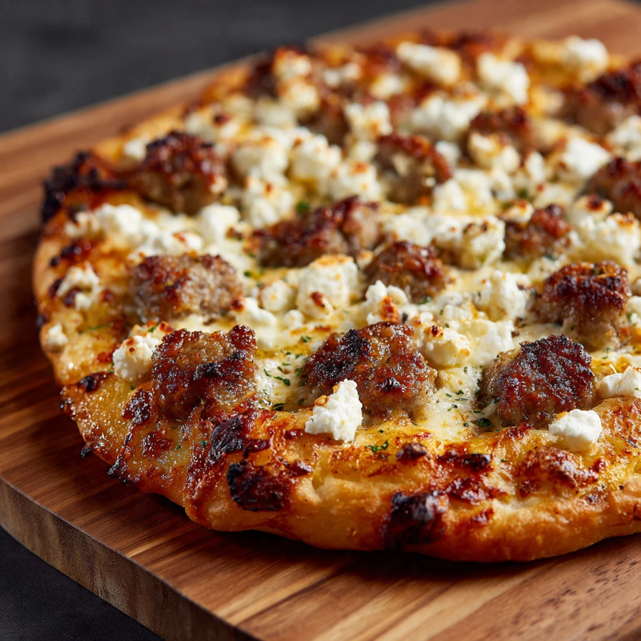 Gourmet Sausage Dinner Ideas: Hot Honey & Feta Pizza