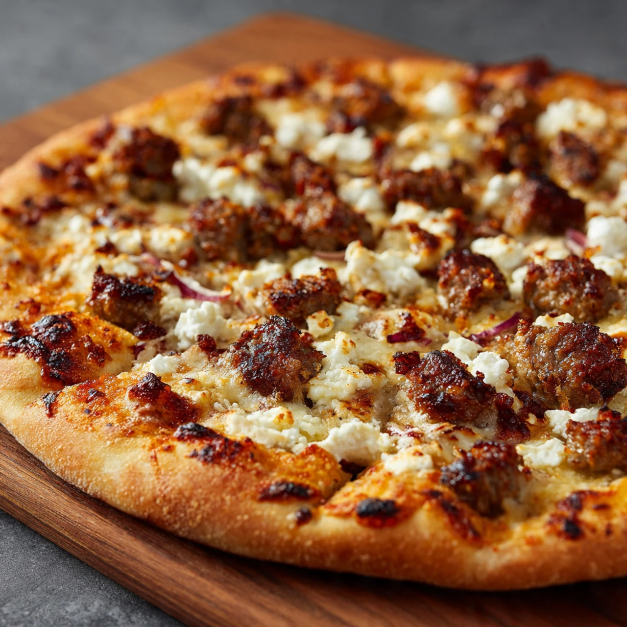 Hot Honey & Feta Pizza Gourmet Sausage Dinner Ideas Hot Honey Feta
