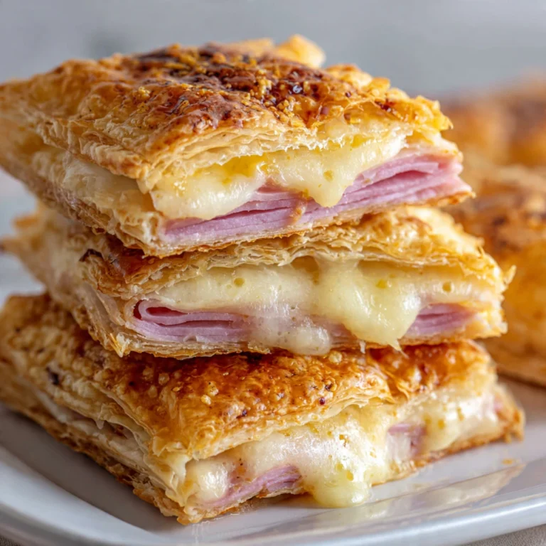 How To Make Crispy Ham & Cheese Puff Pastry Stacks Make Crispy Ham Cheese Puff Pastry Stacks