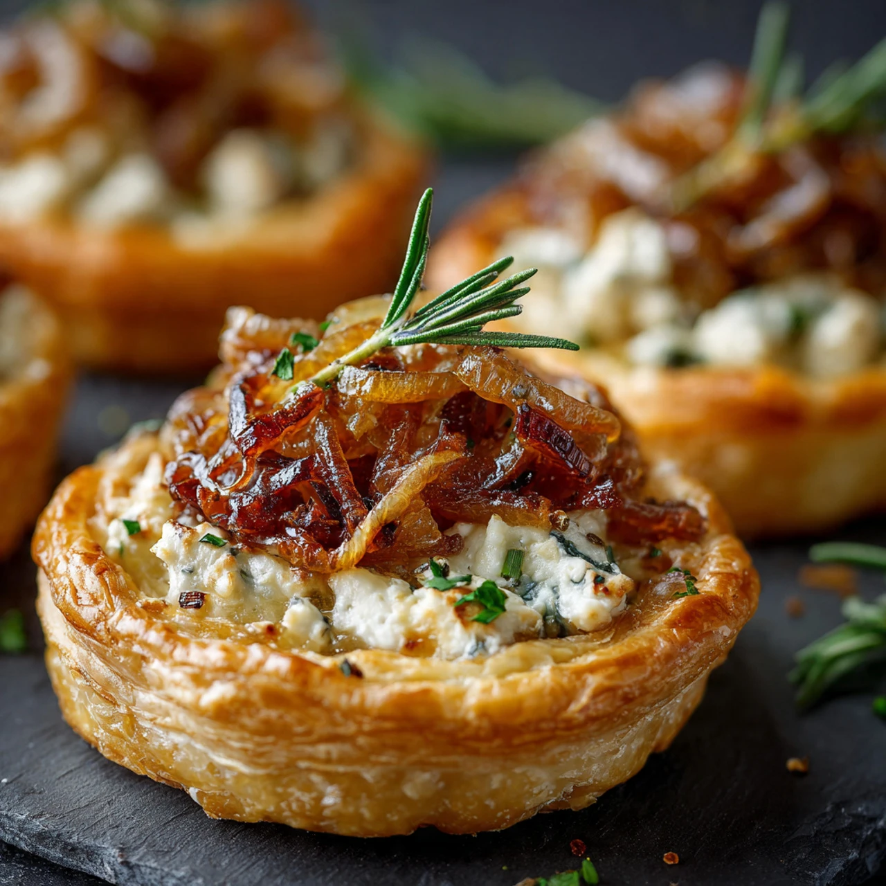 Irresistible Caramelized Onion And Goat Cheese Tarts In 3 Easy Steps Irresistible Caramelized Onion Goat Cheese Tarts Steps