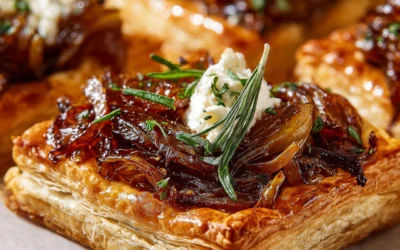 Irresistible Caramelized Onion and Goat Cheese Tarts in 3 Easy Steps