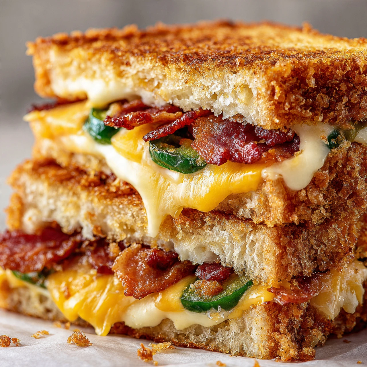 Jalapeno Popper Grilled Cheese