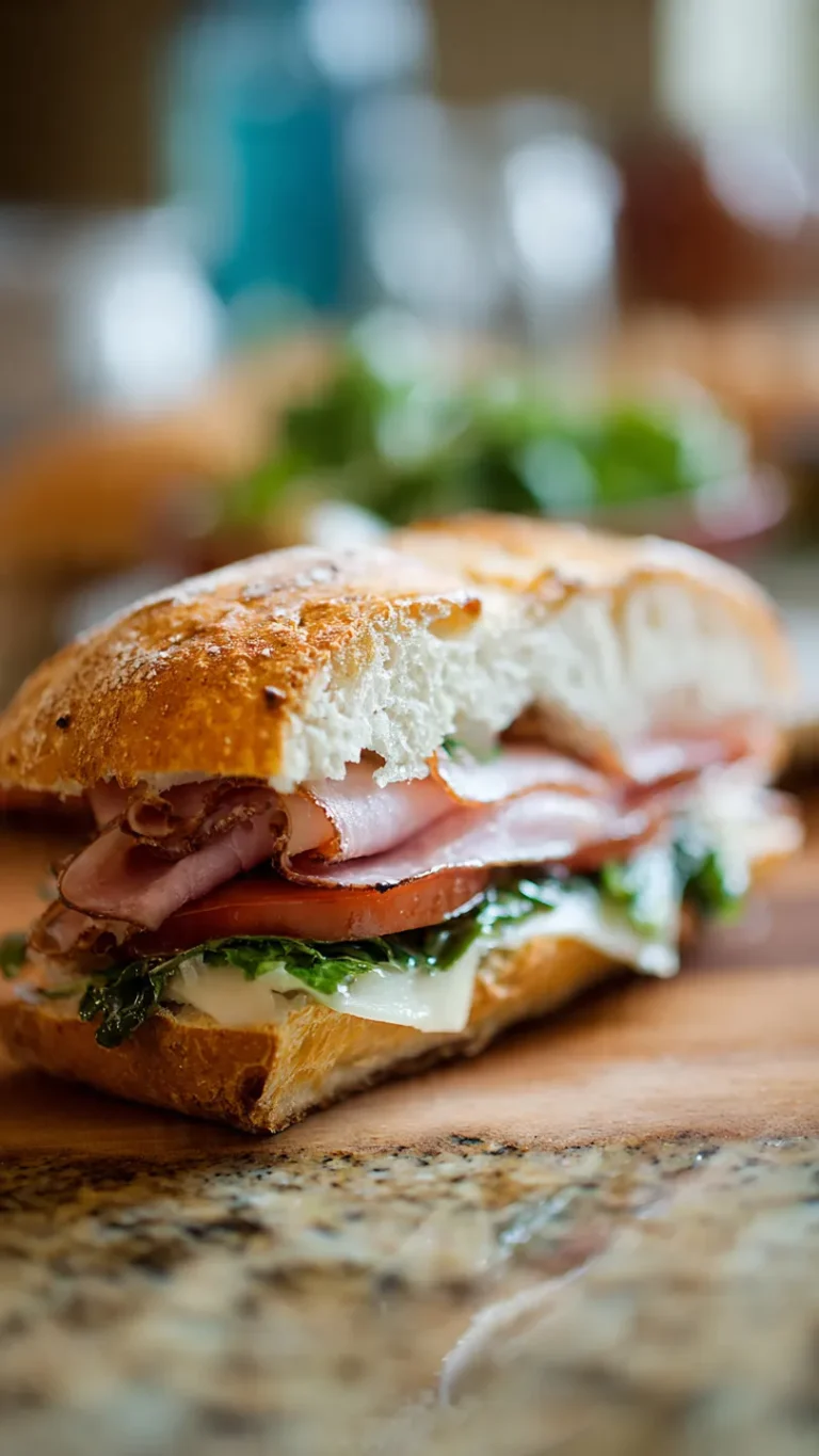 Jambon Beurre (French Ham and Butter Sandwich)