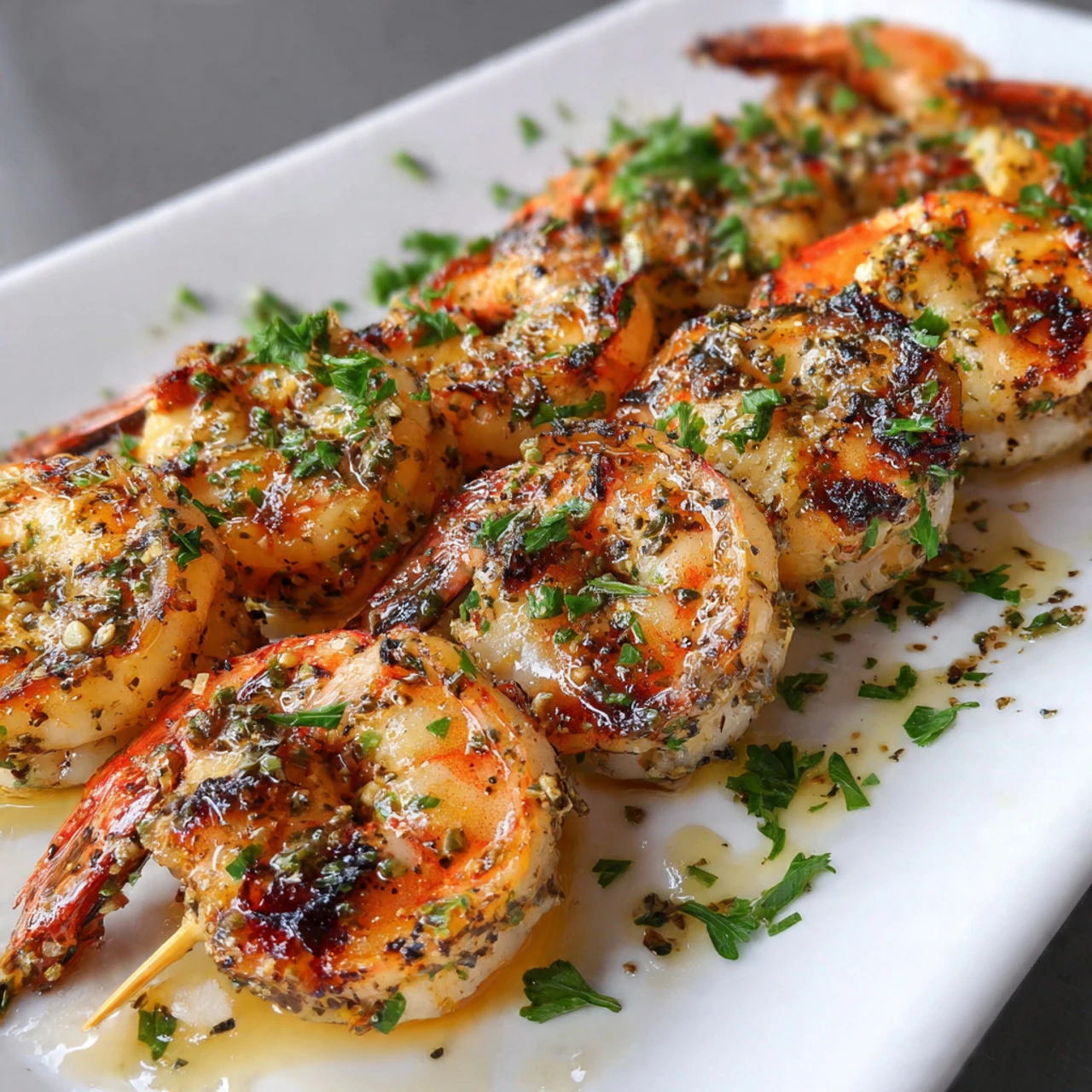 Juicy Grilled Shrimp Skewers With Garlic Lemon Butter Juicy Grilled Shrimp Skewers Garlic Lemon Butter