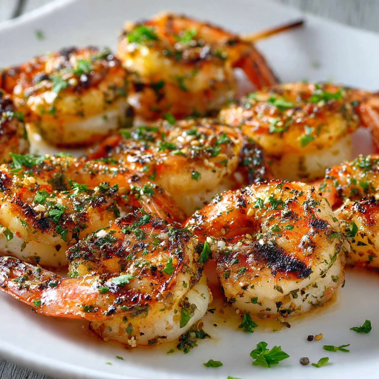 Juicy Grilled Shrimp Skewers With Garlic Lemon Butter Juicy Grilled Shrimp Skewers Garlic Lemon Butter