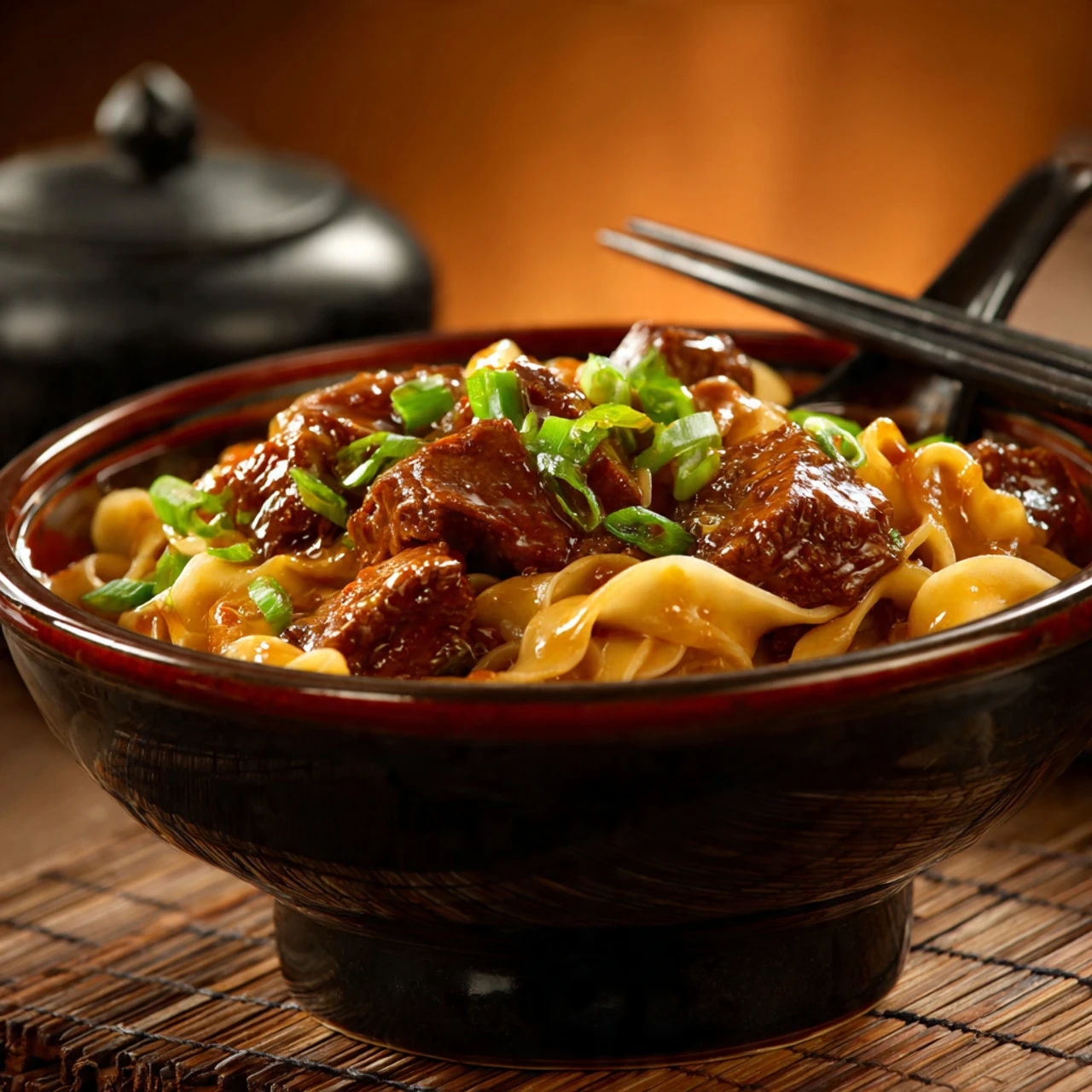 Korean Beef Noodles: Slow Cooker Comfort Korean Beef Noodles Slow Cooker Comfort