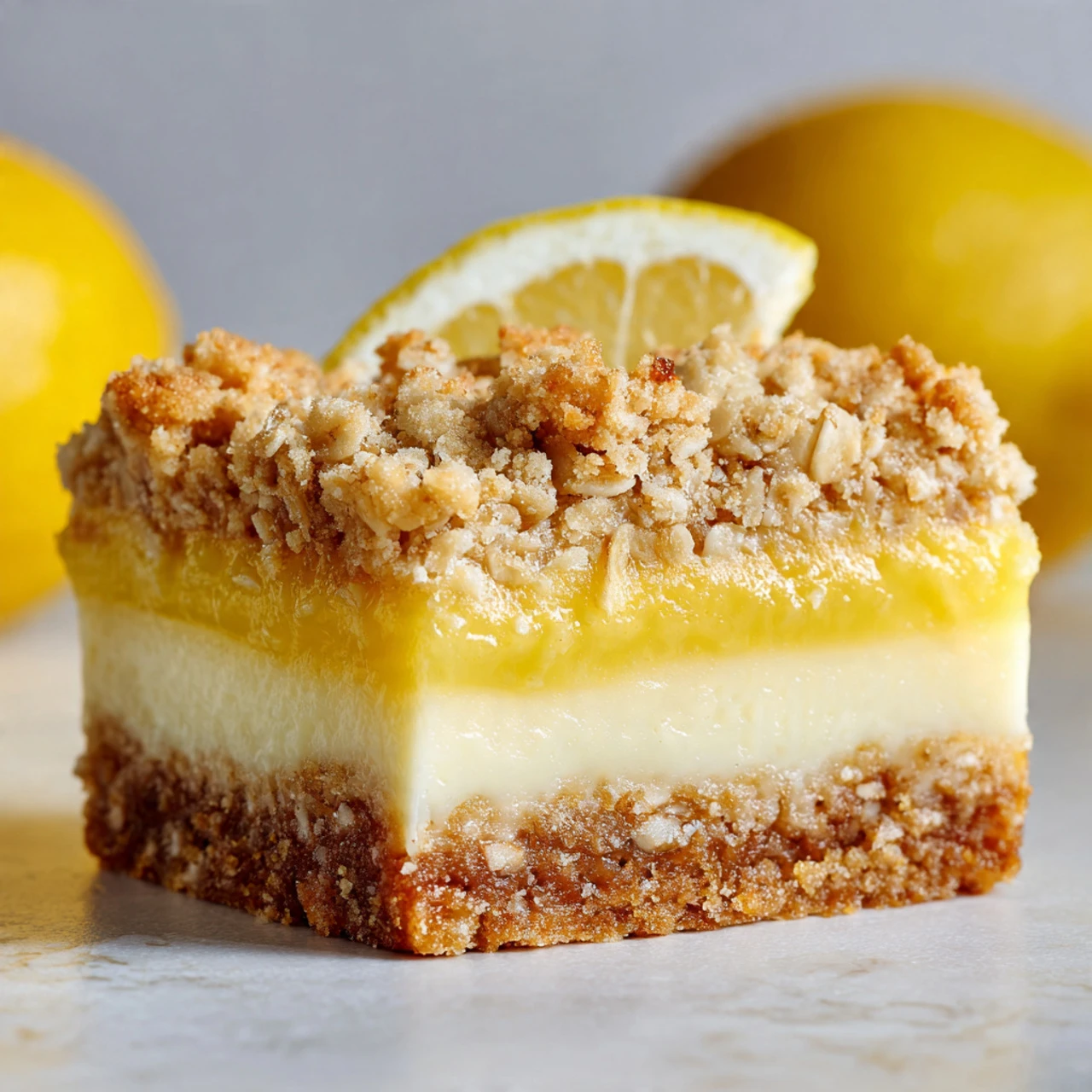 Lemon Oatmeal Crumble Bars Lemon Oatmeal Crumble Bars