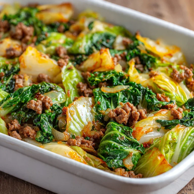 Low Carb Unstuffed Cabbage Casserole Recipe Low Carb Unstuffed Cabbage Casserole Recipe