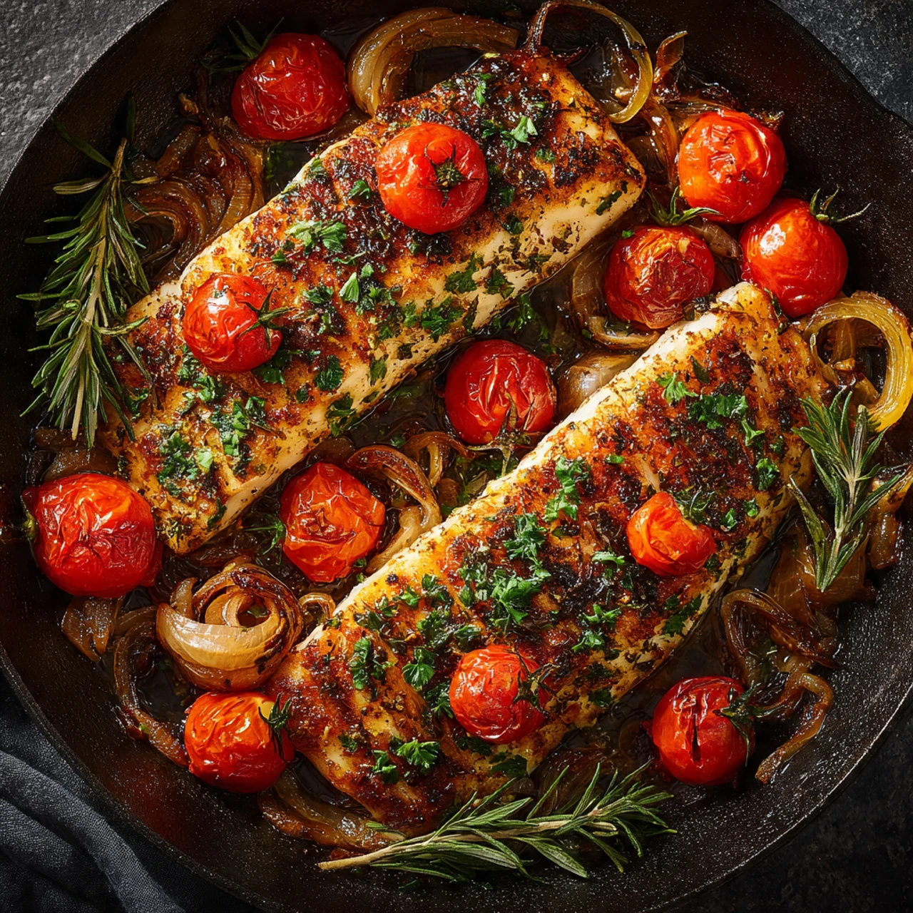 Mediterranean Baked Fish – Light Flavorful & One-Pan Easy Mediterranean Baked Fish Light Flavorful Onepan