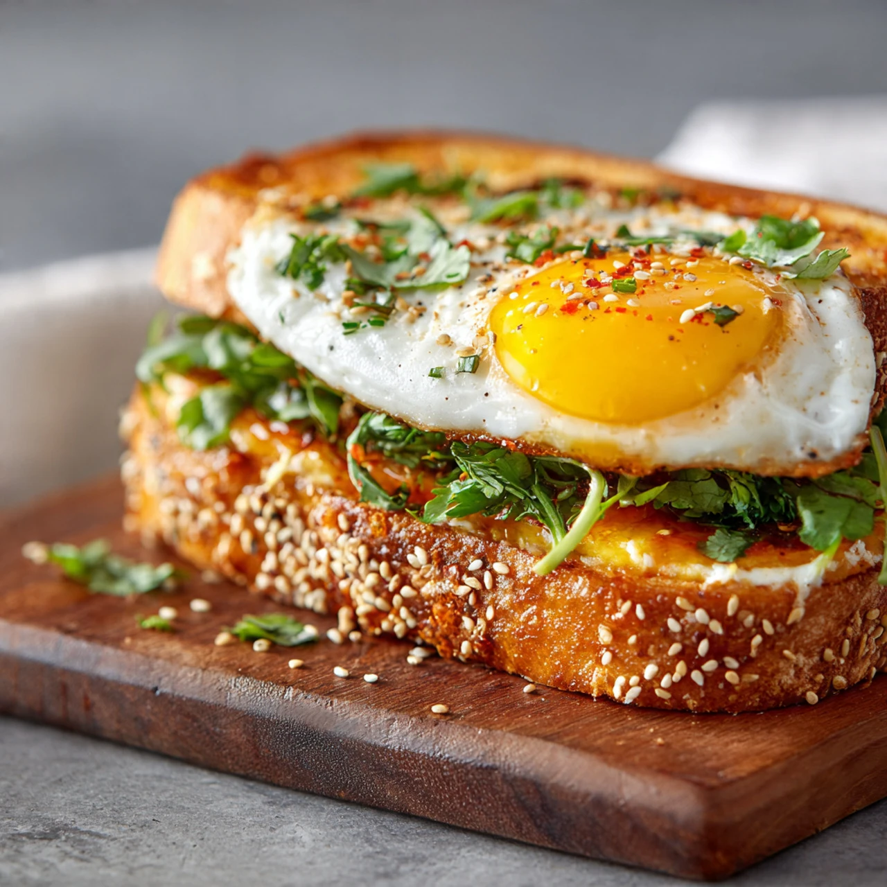 Mediterranean Breakfast Sandwich Mediterranean Breakfast Sandwich