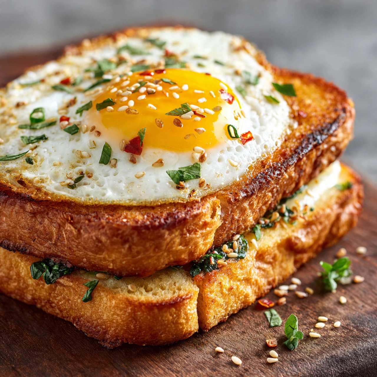 Mediterranean Breakfast Sandwich Mediterranean Breakfast Sandwich