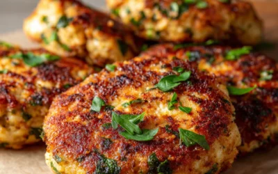 Mediterranean Chicken Patties