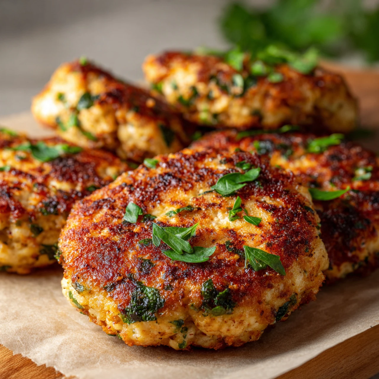 Mediterranean Chicken Patties