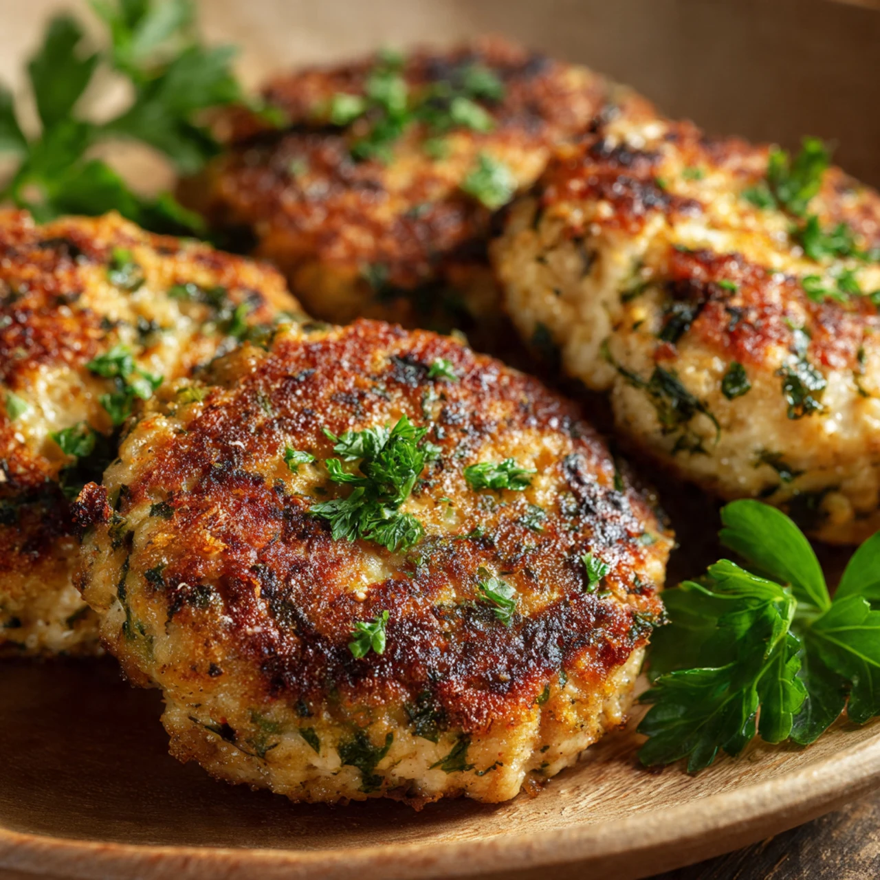 Mediterranean Chicken Patties Mediterranean Chicken Patties