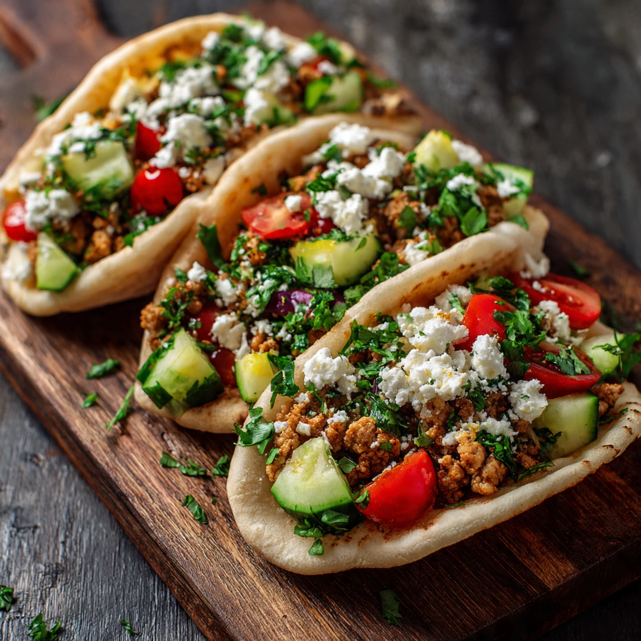 Mediterranean Ground Chicken Pitas For Busy Families Mediterranean Ground Chicken Pitas Busy Families