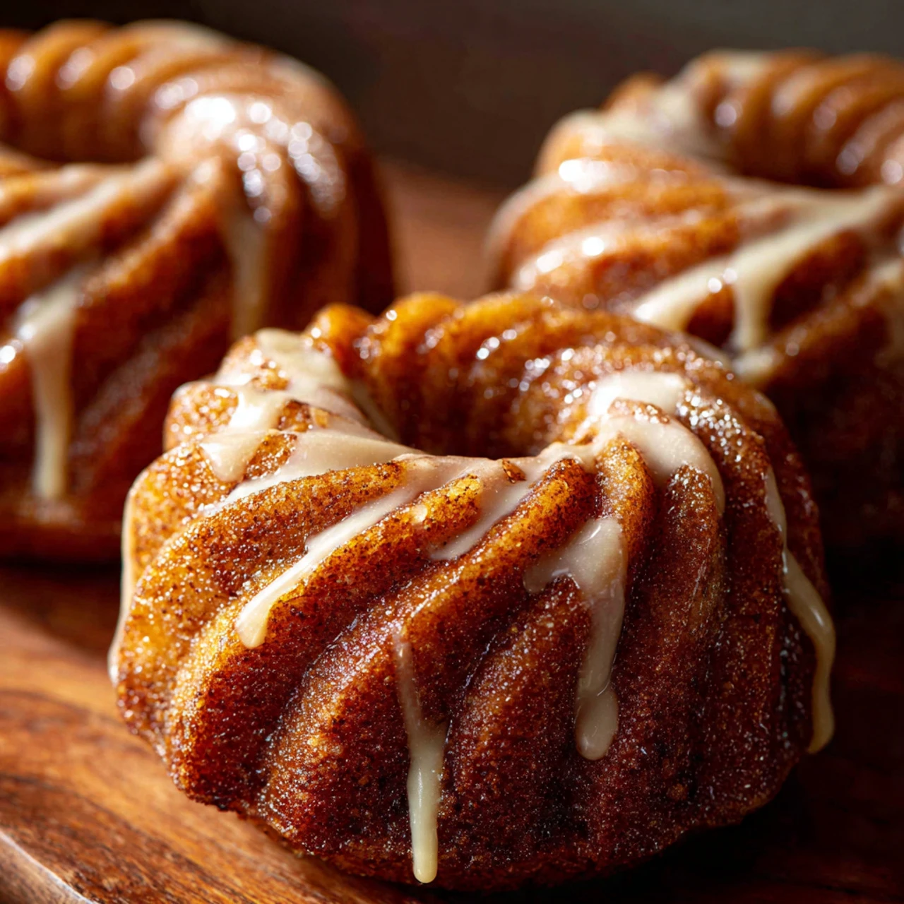 Mini Brown Butter Sourdough Cinnabundts Mini Brown Butter Sourdough Cinnabundts