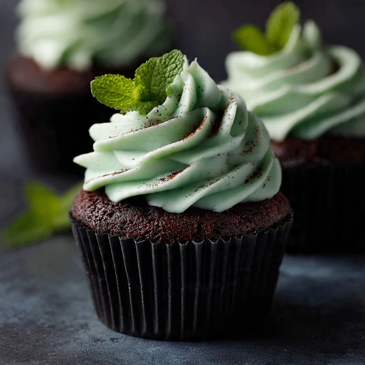 Mint Chocolate Cupcakes Mint Chocolate Cupcakes