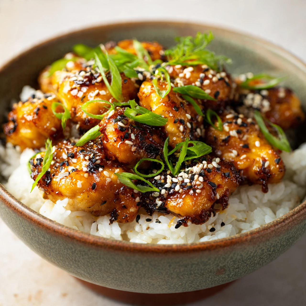 Mouthwatering Sticky Chicken Rice Bowls Packed Mouthwatering Sticky Chicken Rice Bowls Packed Flavor