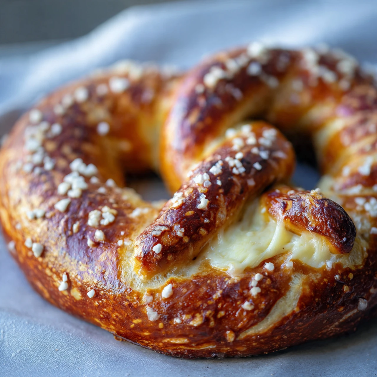 Mozzarella Stuffed Soft Pretzels Mozzarella Stuffed Soft Pretzels