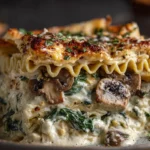 Mushroom And Spinach Lasagna Mushroom Spinach Lasagna