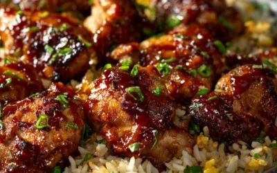 One-Pan Honey BBQ Chicken Rice A Comfort Meal You Will Make Often