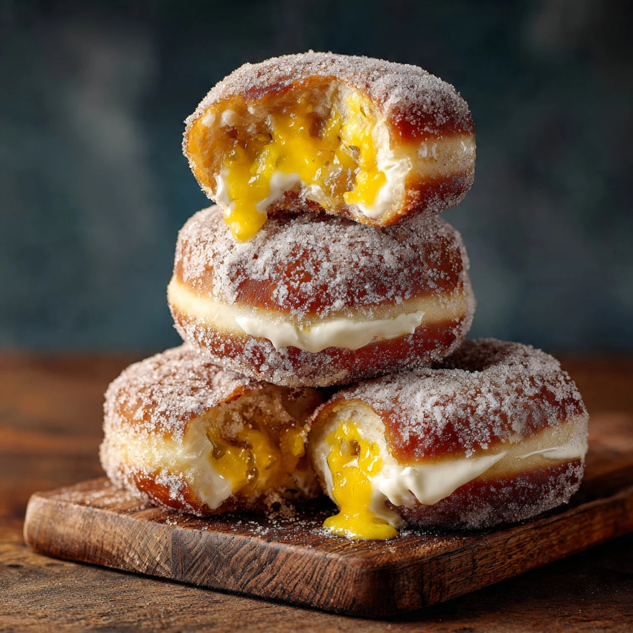 PEACH COBBLER CHEESECAKE DONUTS Peach Cobbler Cheesecake Donuts