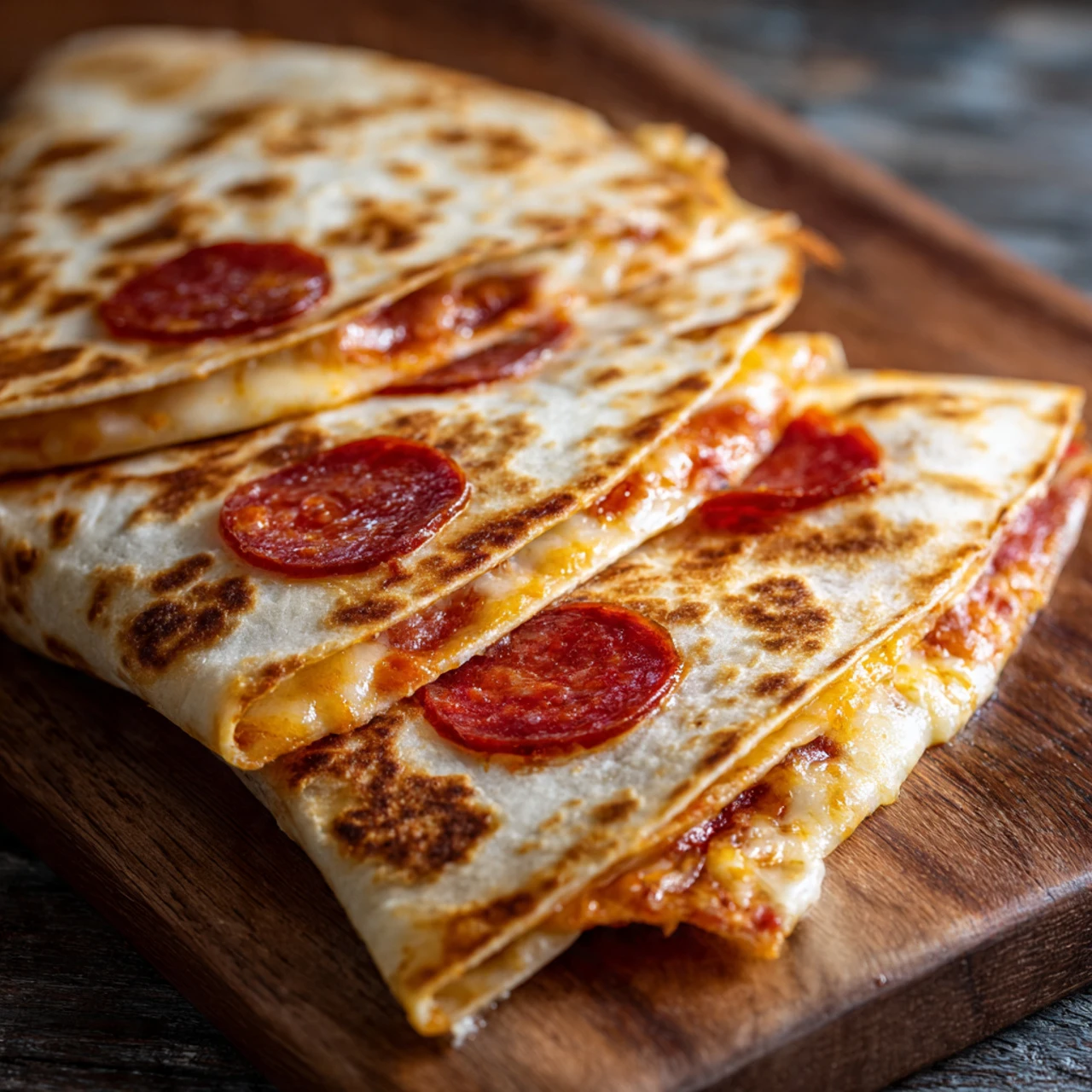Pepperoni Pizza Quesadillas Pepperoni Pizza Quesadillas Fun Twist Classic