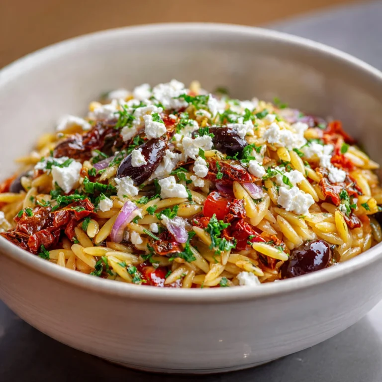 Perfect Orzo Pasta Salad With Feta And Sun Dried Tomatoes Perfect Orzo Pasta Salad Feta Sun Dried