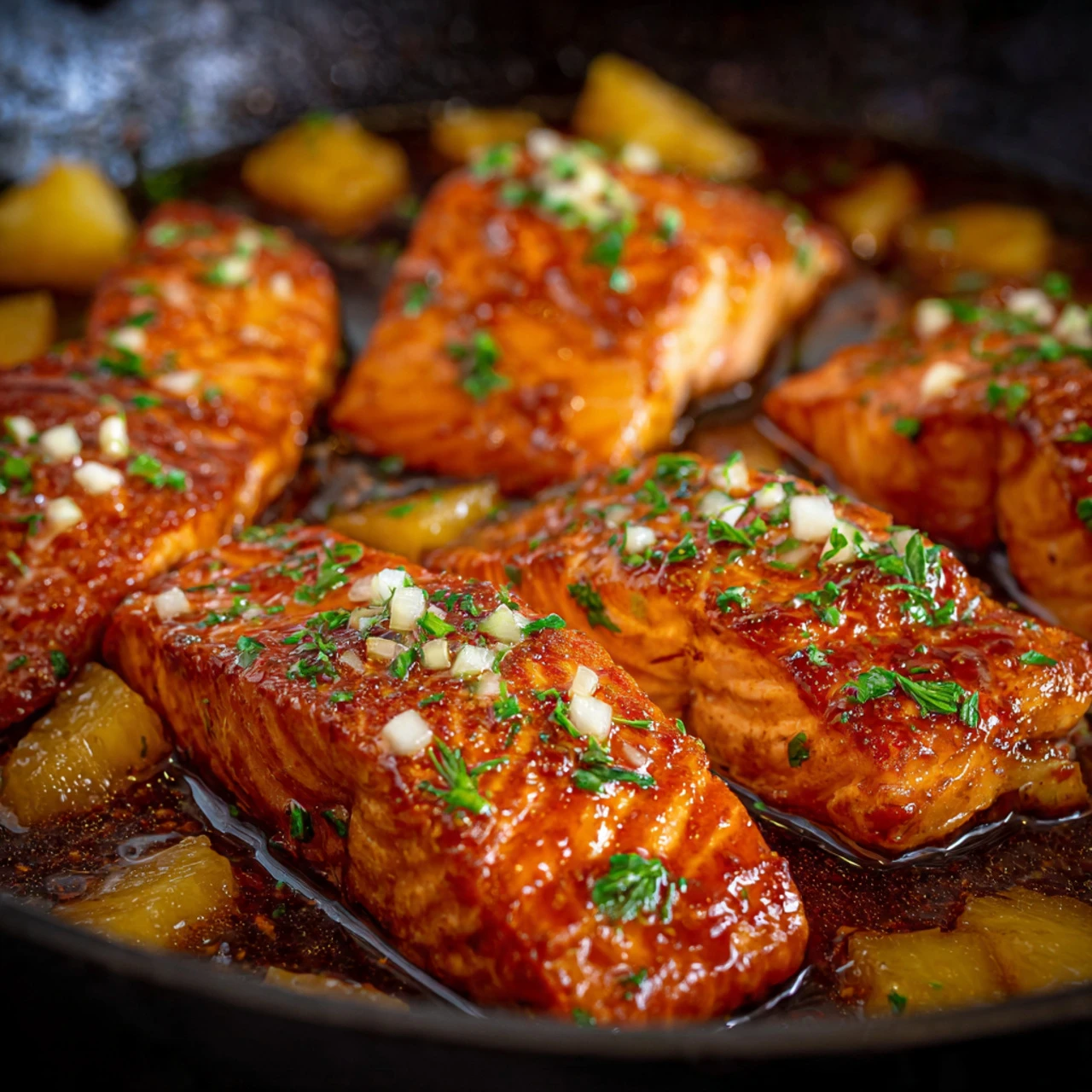 Pineapple Glazed Salmon Recipe Sweet Tangy Pineapple Glazed Salmon Recipe Perfect