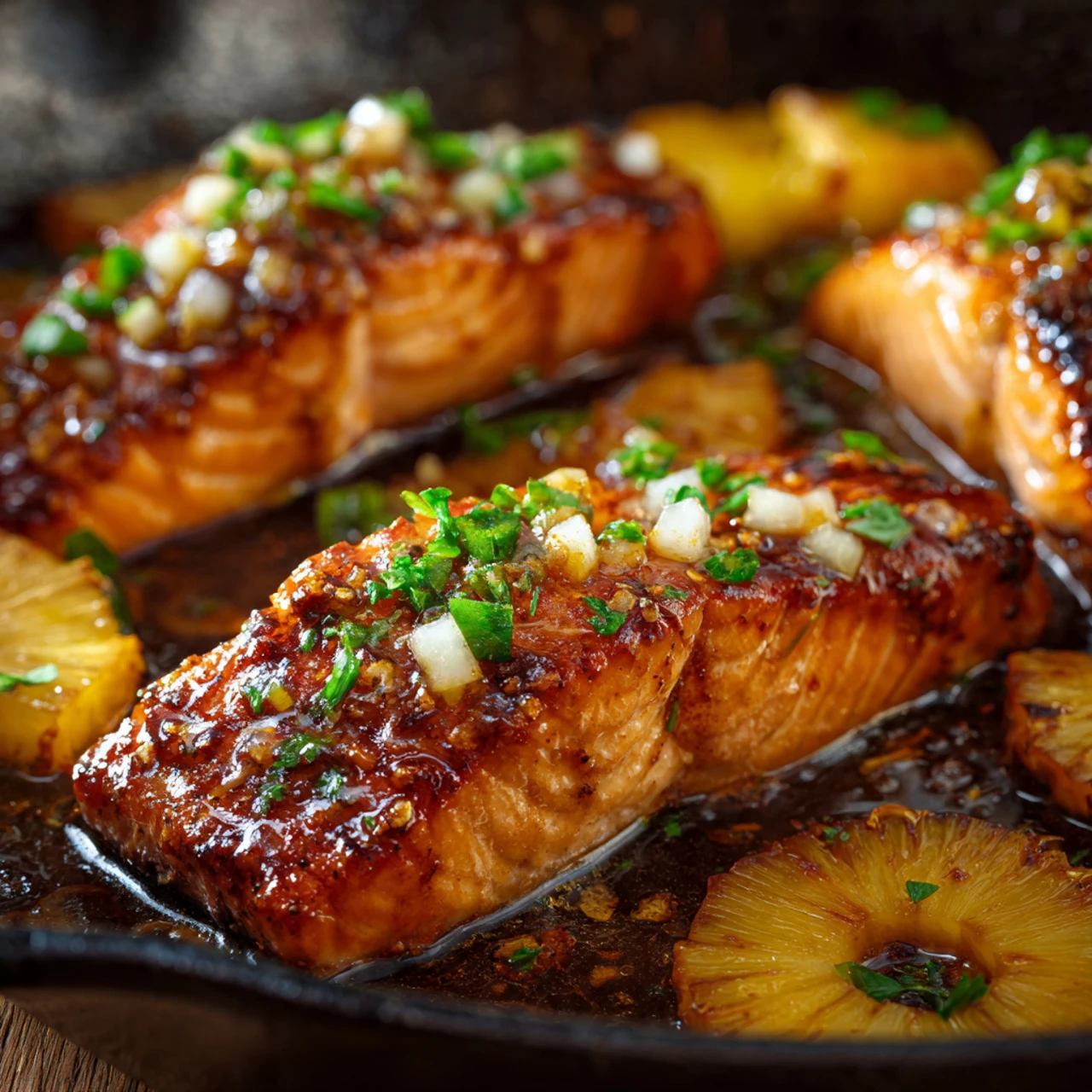 Pineapple Glazed Salmon Recipe Sweet Tangy Pineapple Glazed Salmon Recipe Perfect