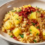Pineapple Rice Pineapple Rice Tropical Delight Coconut Spicy Ginger