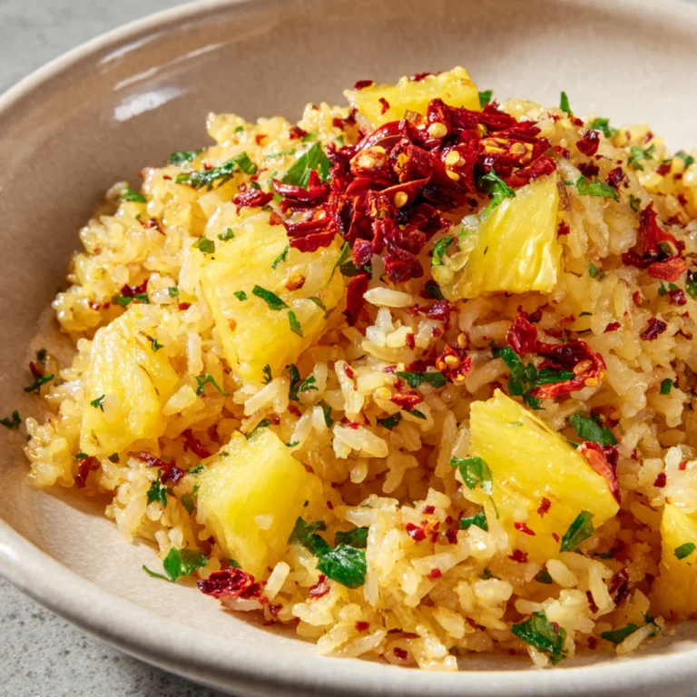 Pineapple Rice Pineapple Rice Tropical Delight Coconut Spicy Ginger