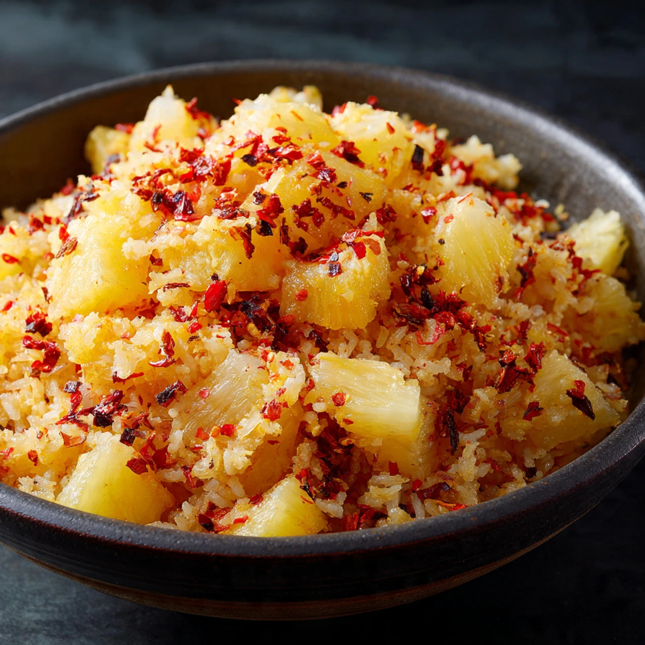 Pineapple Rice Pineapple Rice Tropical Delight Coconut Spicy Ginger