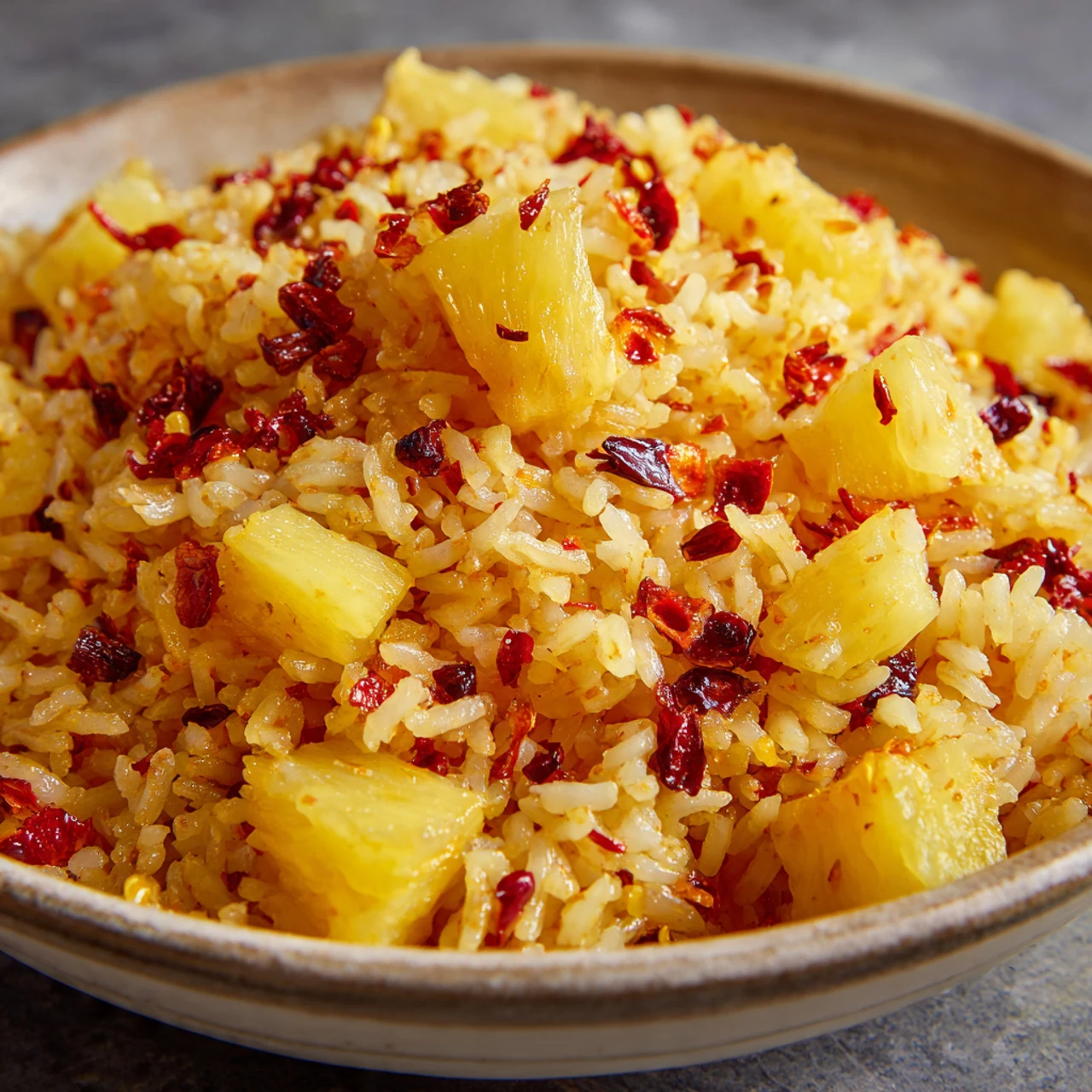 Pineapple Rice Pineapple Rice Tropical Delight Coconut Spicy Ginger
