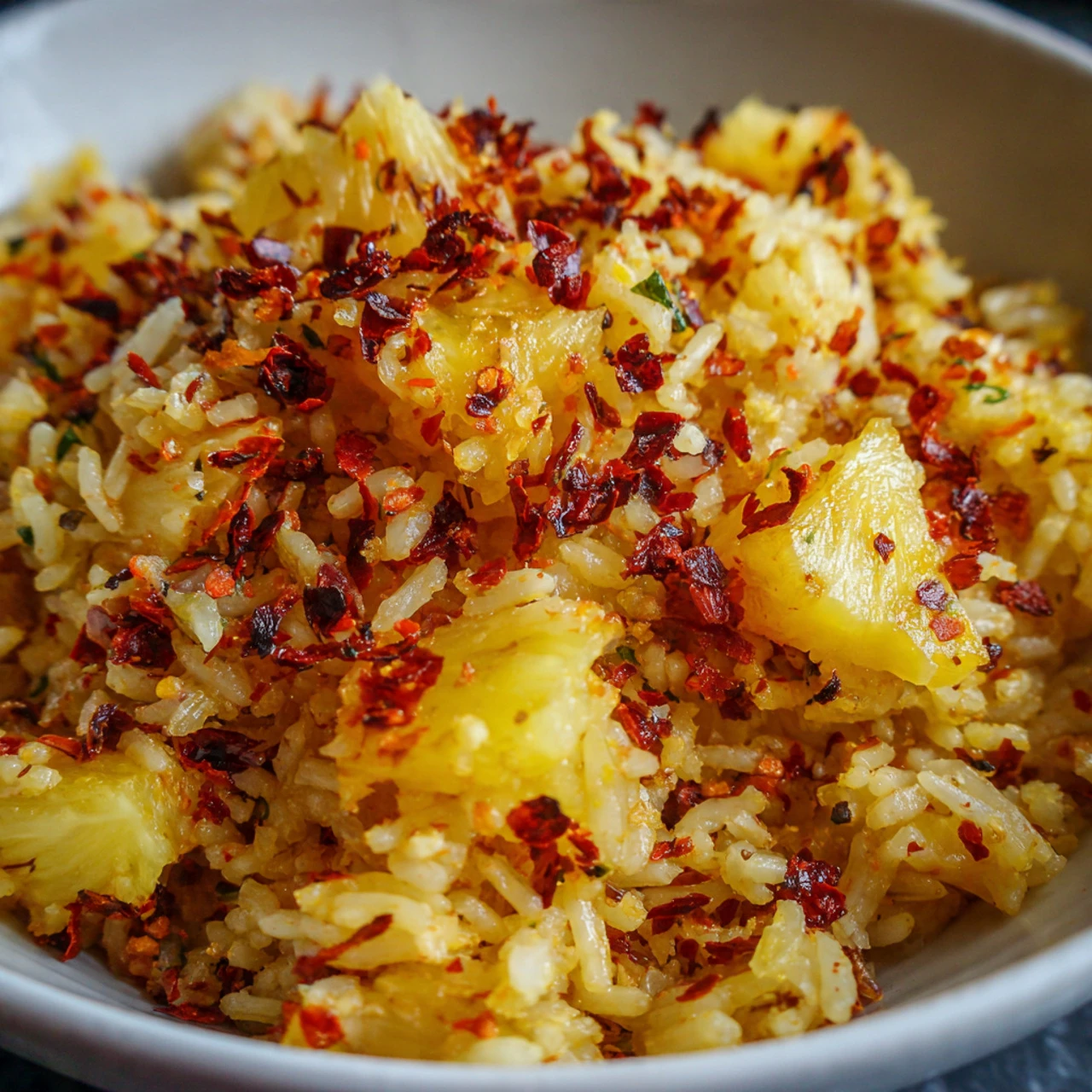 Pineapple Rice Pineapple Rice Tropical Delight Coconut Spicy Ginger