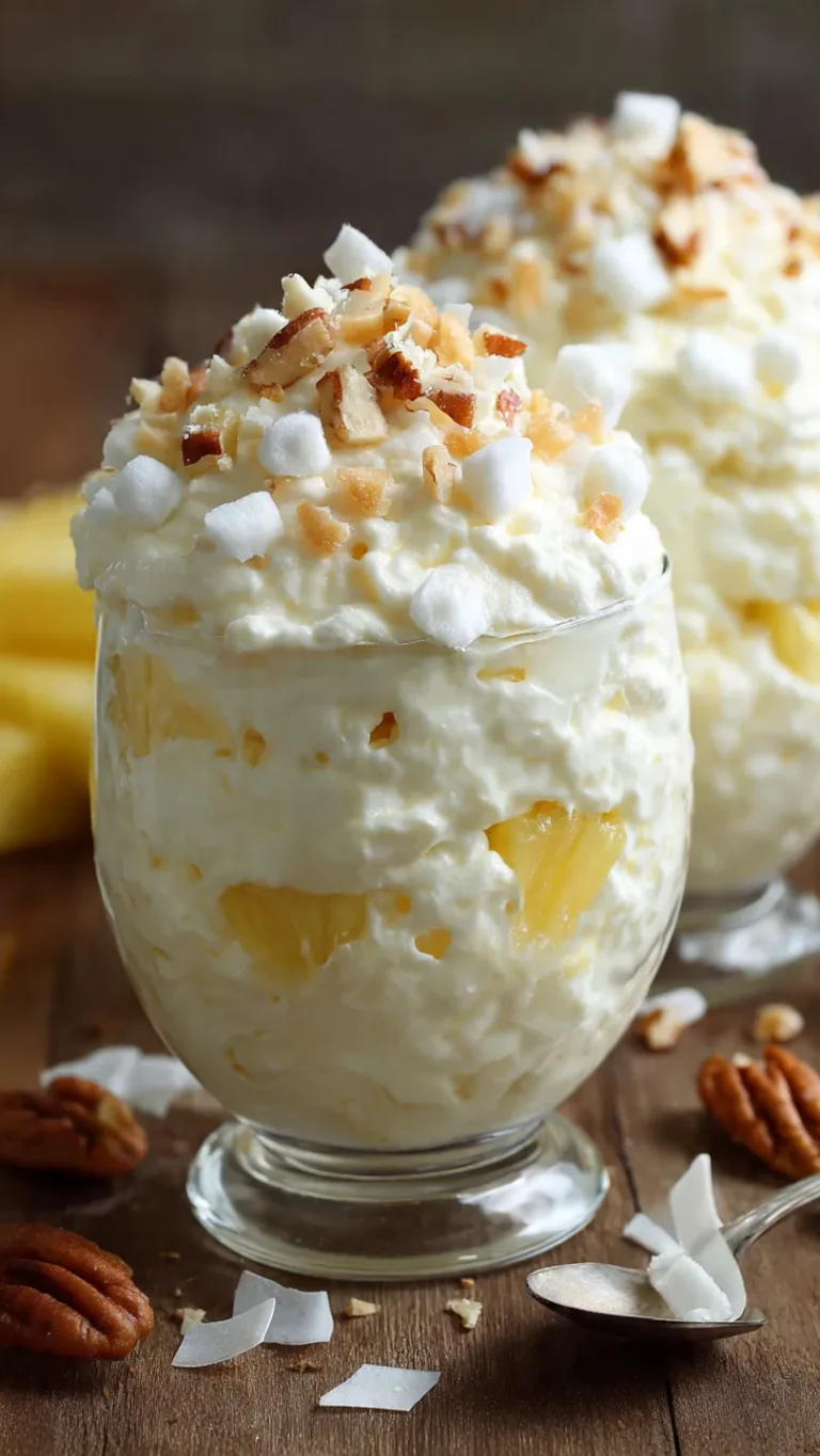 Pineapple Fluff Recipe (Classic No-Bake Dessert)
