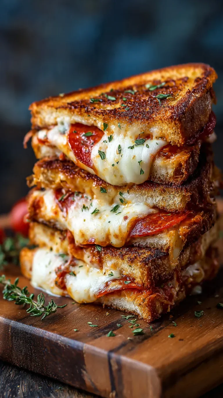Pizza Grilled Cheese Sandwiches