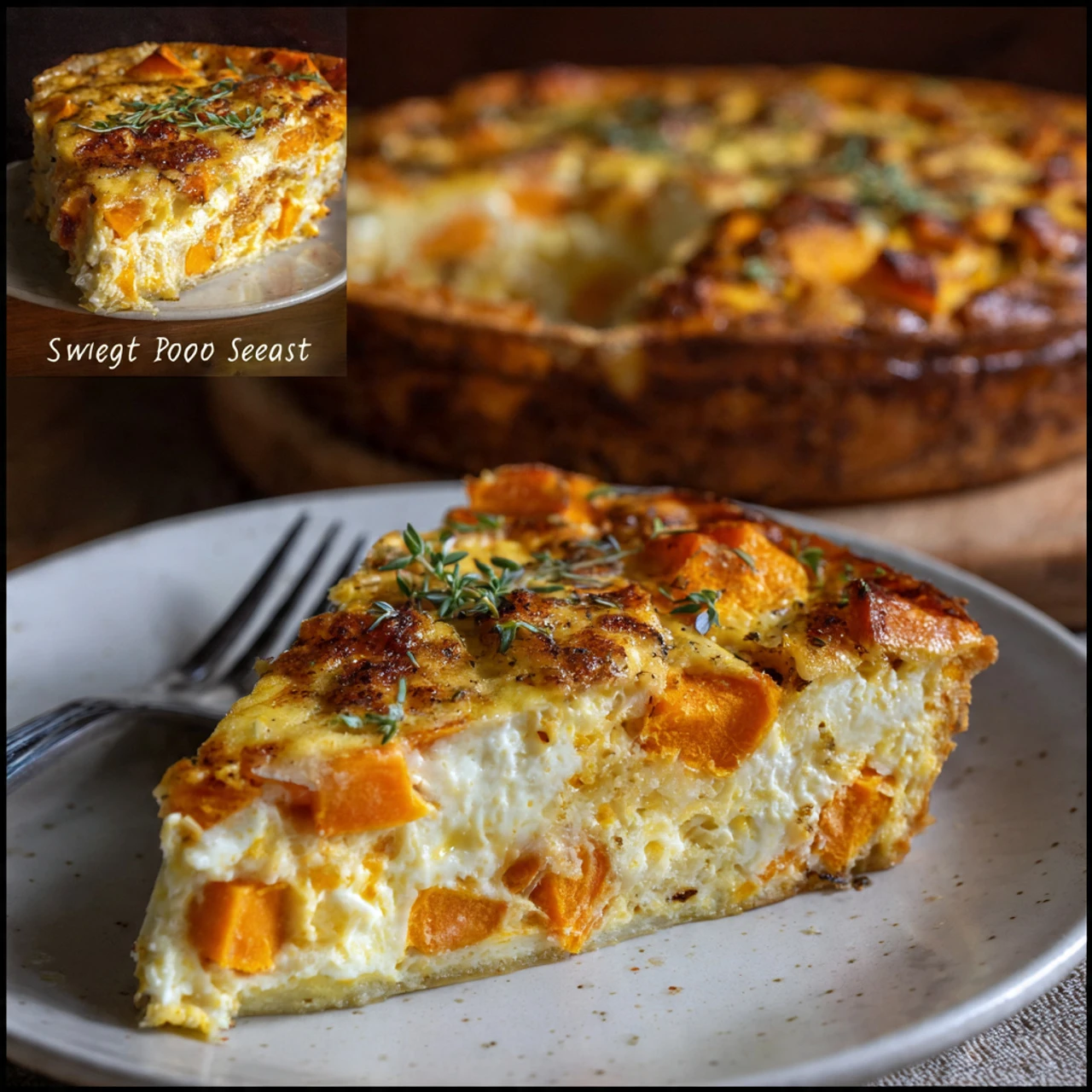 Protein-Packed Sweet Potato Egg Casserole Proteinpacked Sweet Potato Egg Casserole